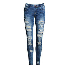 Skinny Jeans Women 2016 New Summer Style Women Jeans Fashion Holes Denim Harem Pants Ripped Jeans Woman