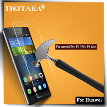 0.3mm Ultra Thin Tempered Glass for Huawei Ascend P6 P7 P8 Lite HD Clear 9H Anti-Scratch Glass Screen Protector Protective film