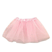 Baby Kids Girls Princess Stars Sequins Party Dance Ballet Tutu Skirts Star sequined skirt