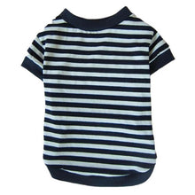 2016 Pet Dog T-shirt Vest Apparel Wear Dog Wide Stripes T-shirt Doggy Clothes Cotton Shirts roupa de cachorro
