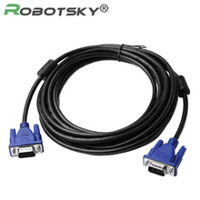 1080P VGA HD Cable VGA to VGA Extension Cabo 5m1 6.4ft Male To Male 3+4 Pin Video Digital Cable For Desktop Laptop LCD Connector