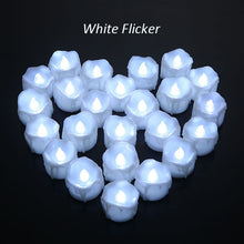 12 pcs LED Candles Flameless Electric Drop Tear White Tealight Bougies Candeles For Home Wedding Birthday Party Decor Vales Boda