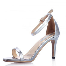 New 2017 Summer Vogue Gold Silver Women Classic Dancing High Heel Sandals Party Wedding Shoes for Ladies Office Work Thin Heels