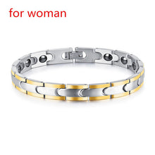Gagafeel Stainless Steel Business Health Charm Bangles For Man Woman Titanium Magnetic Couple Bracelets