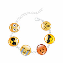 Emoji Charm Bracelet Premium Quality Jewelry Xmas Gift Expression Bracelet Funny trends New Bracelet 2017 40