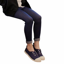 Fashion 2017 Kids Baby Girls Imitation Jean Pants Elasticity Toddler Children Princess Skinny Leggings