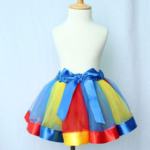 2017 Newest Baby Girl Skirt Kids Rainbow Tutu Skirts Hot Selling Pettiskirt Tutu Custome Party Wedding Dance Skirt