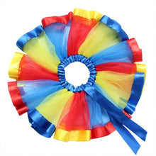 2017 Newest Baby Girl Skirt Kids Rainbow Tutu Skirts Hot Selling Pettiskirt Tutu Custome Party Wedding Dance Skirt