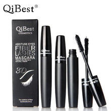 2Pcs Black Mascara 3D Fiber Waterproof CurlingLengthening Eye Lash Mascara makeup mascara volume express make up cosmetics eyes