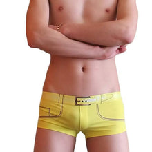 Men Cotton Shorts Personality Boxer Briefs Sexy Underwear AG L