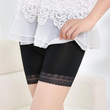 Women Lace Tiered Skirts Short Skirt Under Safety Pants Underwear shorts BK/L