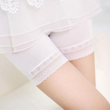 Women Lace Tiered Skirts Short Skirt Under Safety Pants Underwear shorts BK/L