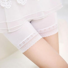 Women Lace Tiered Skirts Short Skirt Under Safety Pants Underwear shorts BK/L